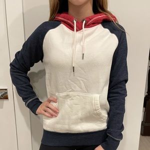 Red, white, and blue Aeropostale hoodie